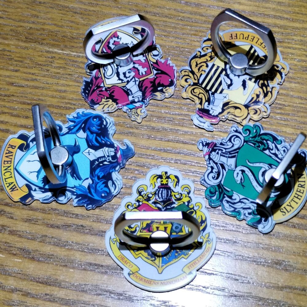Full Set - Hogwarts Houses Phone Ring Holders